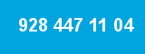 928 447 11 04 928 447 11 04